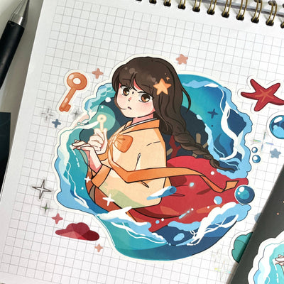 [STA30] Studio Arvie 'Arvie Note Simchung' Big Sticker Sheet - Studio Arvie__korean_sticker_stationery