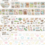 [SY100] NEW Syom 'K - Illust Fair NEW' Kisscut Masking Tapes (options) - Syomsyom_SY100S1 - Stamp Pieces (Daily)_korean_sticker_stationery