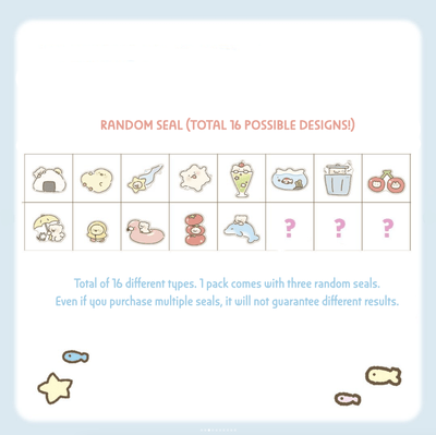 [SY30] Syomsyom Random Mini Seal Pack - Syomsyom__korean_sticker_stationery