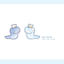 [SY49] Syomsyom Acrylic Clip (options) - Syomsyom_SY49S1 - Snowman_korean_sticker_stationery