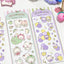 [SY63] Syom x Bodeum Bodeum Glittery Fruits Sticker Sheets (options) - Syomsyom_SY63S1 - Green Apple_korean_sticker_stationery