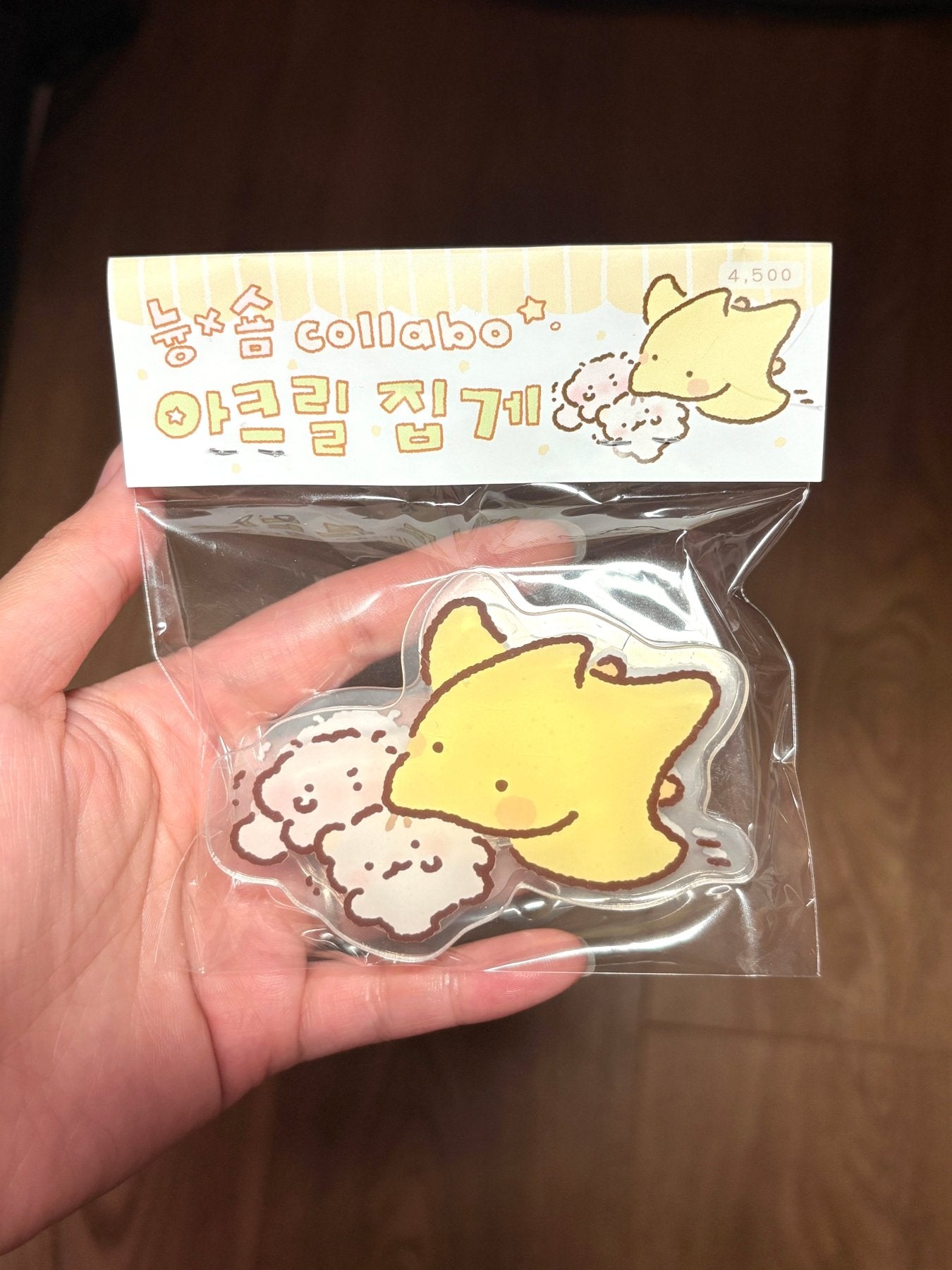 [SY84] Syom x Nyung Nyung Shop Collaboration Acrylic Clips (options) - Syomsyom_SY84S1 - Dino_korean_sticker_stationery