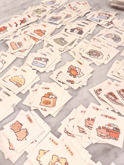 [SY90] NEW Syom Winter Random Ddibu Seal (All - in - One/Singles) - Syomsyom_SY90S1 - All - in - one_korean_sticker_stationery