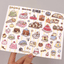 [SY92] NEW Syom 'Christmas Bakery' Sticker Sheet - Syomsyom__korean_sticker_stationery
