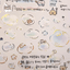 [SY96] NEW Syom 'All the Animals/Two - Tone Gold Bubble' Kisscut Masking Tape (options) - Syomsyom_SY96S2 - Two - Tone Gold Bubble_korean_sticker_stationery