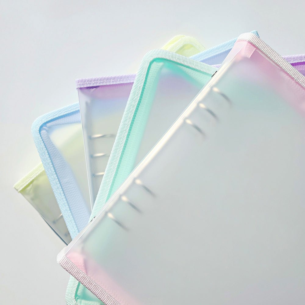 [YD01] Yudaeng A5 Wide 6 Ring Collector Zipper Pastel Binder (options) *LIMIT 2*** - Yudaeng_YD01S1 - Pink_korean_sticker_stationery