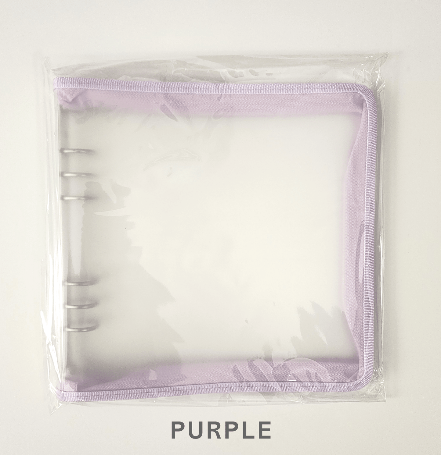 [YD01] Yudaeng A5 Wide 6 Ring Collector Zipper Pastel Binder (options) *LIMIT 2*** - Yudaeng_YD01S2 - Purple_korean_sticker_stationery