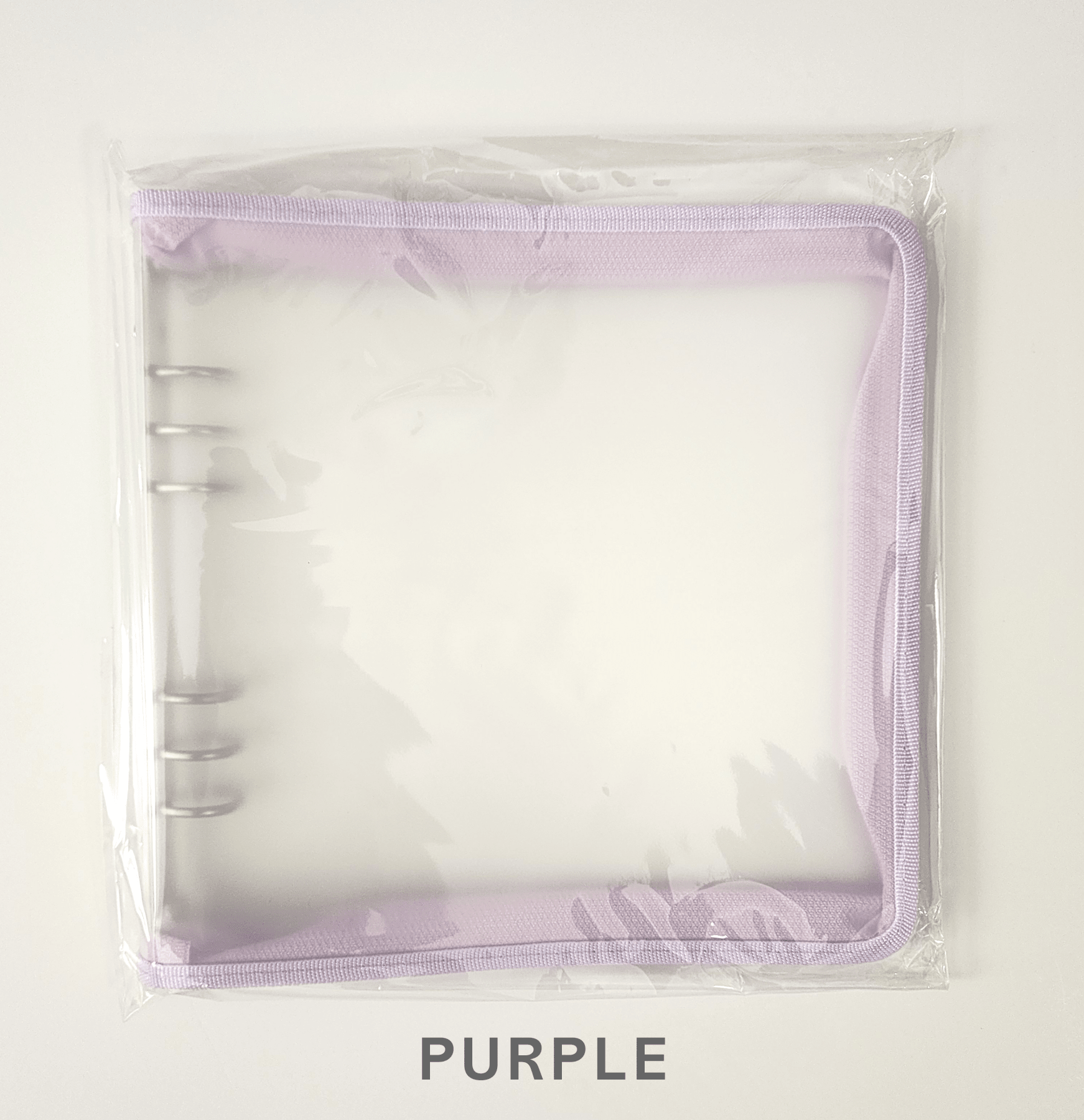 [YD01] Yudaeng A5 Wide 6 Ring Collector Zipper Pastel Binder (options) *LIMIT 2*** - Yudaeng_YD01S2 - Purple_korean_sticker_stationery