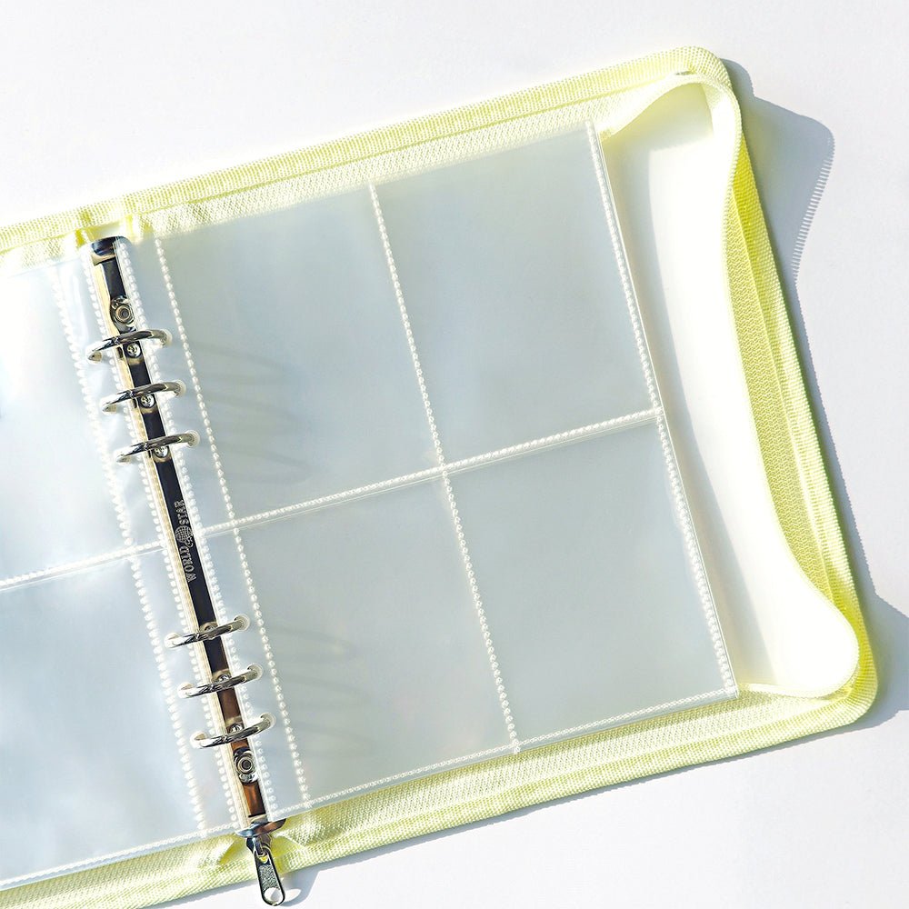 [YD02] Yudaeng A5 Medium 6 Ring Collector Zipper Pastel Binder (options) *LIMIT 2*** - Yudaeng_YD02S1 - Pink_korean_sticker_stationery