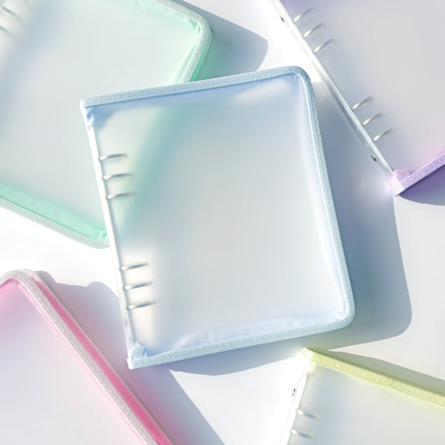 [YD02] Yudaeng A5 Medium 6 Ring Collector Zipper Pastel Binder (options) *LIMIT 2*** - Yudaeng_YD02S1 - Pink_korean_sticker_stationery