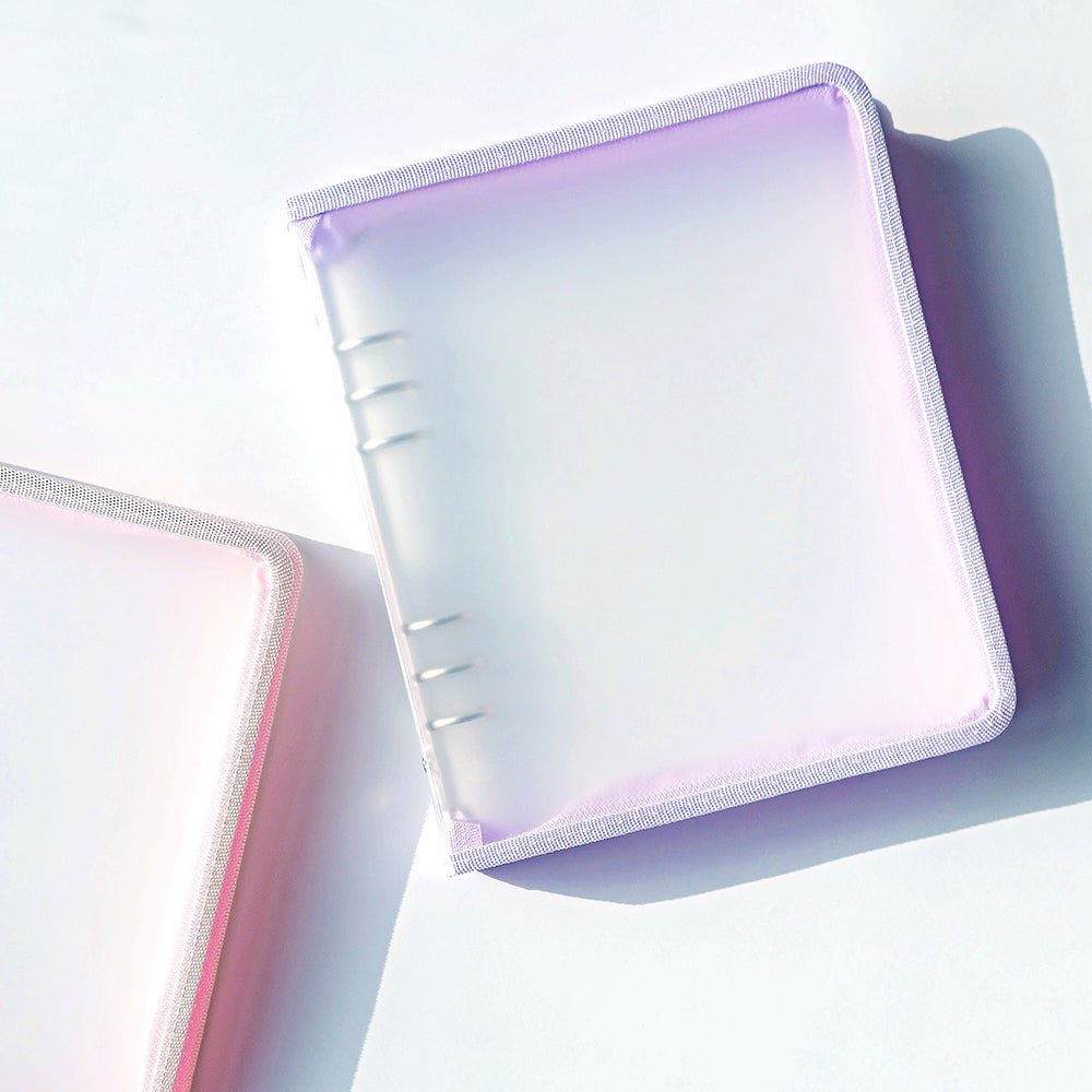 [YD02] Yudaeng A5 Medium 6 Ring Collector Zipper Pastel Binder (options) *LIMIT 2*** - Yudaeng_YD02S1 - Pink_korean_sticker_stationery