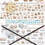 [MB53] NEW Maybean '3D Aurora Foil/Glitter Silver Foil' Kisscut Masking Tape (options)